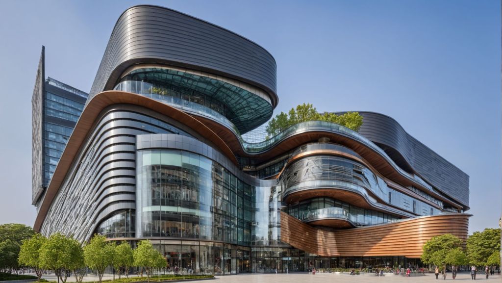 Ein schwebendes Einkaufszentrum im&nbsp;Universum