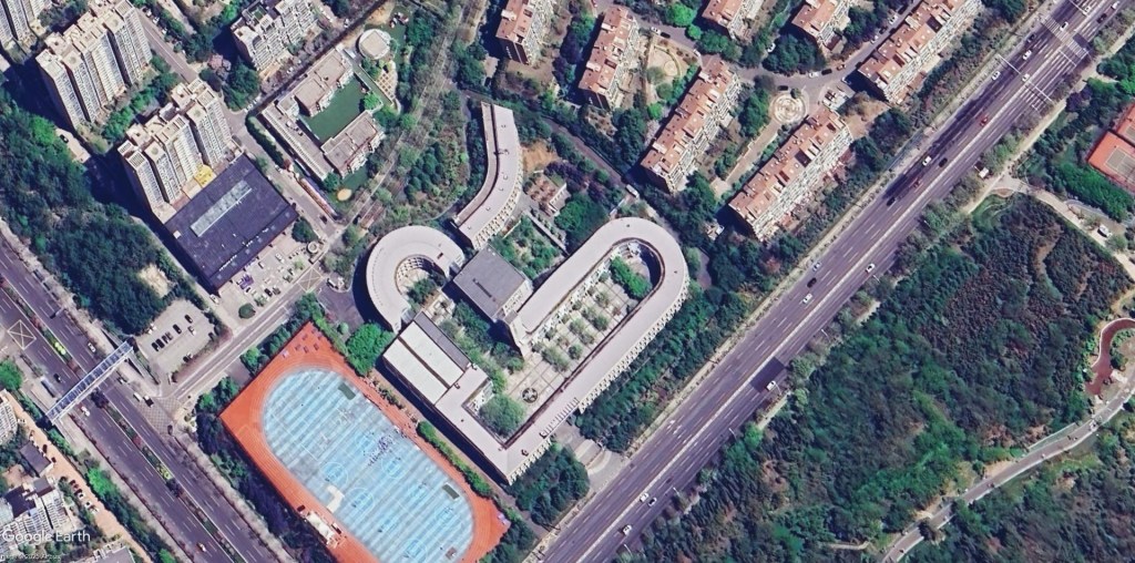 A heart-shaped campus
